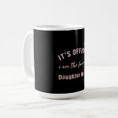 Mug La Fille En Droit Anniversaire Noël De Mor (Devant gauche)