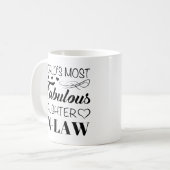 Mug La fille la plus fabuleuse du monde en droit (Devant gauche)