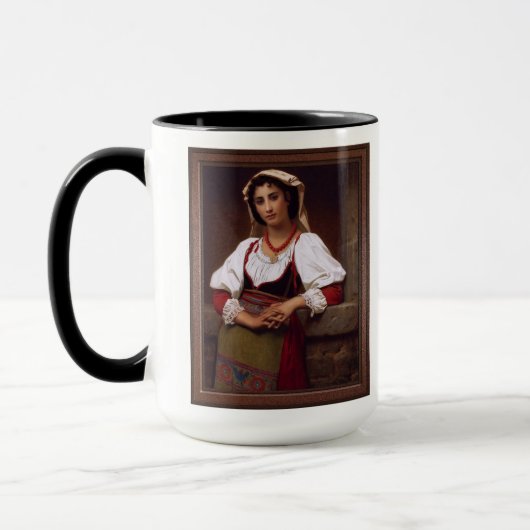 Mug La fille napolitaine par Hugues Merle (Gauche)