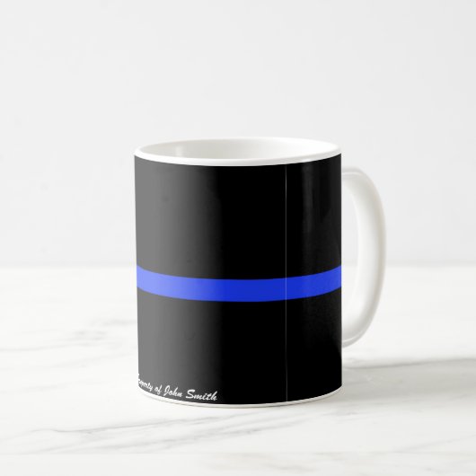 Mug La fine boue bleue (Devant droit)