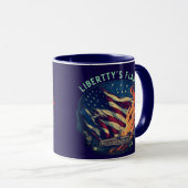 Mug La flamme de la liberté (Devant droit)