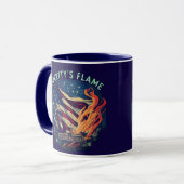 Mug La flamme de la liberté (Devant gauche)