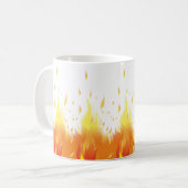 Mug La flamme de la passion : l'amour enflammé (Devant gauche)