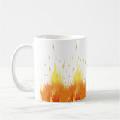 Mug La flamme de la passion : l'amour enflammé (Gauche)