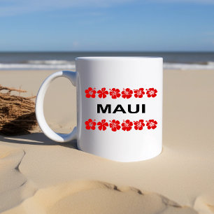 Mug La fleur de Maui Aloha réunit la couleur claire
