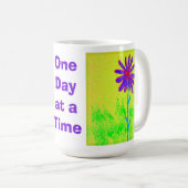 Mug La fleur sauvage un jour attaquent à la fois (Devant droit)