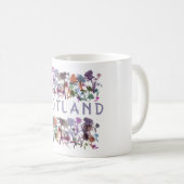Mug La florale des chardons écossais (Devant droit)