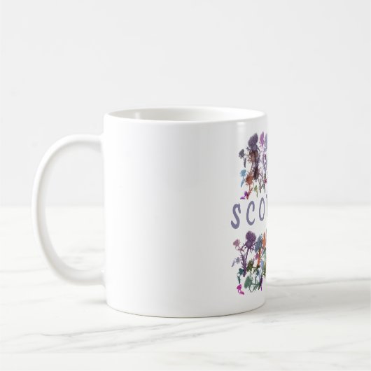 Mug La florale des chardons écossais (Gauche)