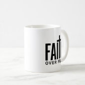 Mug La foi au-dessus de la peur (Devant droit)