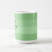 Mug La Foi Chrétienne Crois Juste La Bible Verse Vert (Centre)