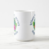 Mug La foi chrétienne grandit Fleur tropicale L'espéra (Centre)