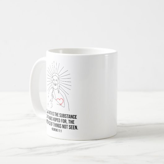 Mug La Foi Est La Substance Des Choses Espérées (Devant gauche)