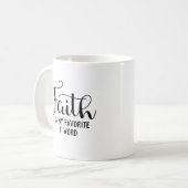 Mug La foi est mon mot du favori F (Devant gauche)