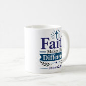 Mug La foi fait la différence Citation d'espérance scr (Devant droit)