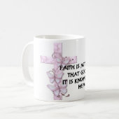 Mug La foi ne croit pas... Musique à thème chrétien (Devant gauche)