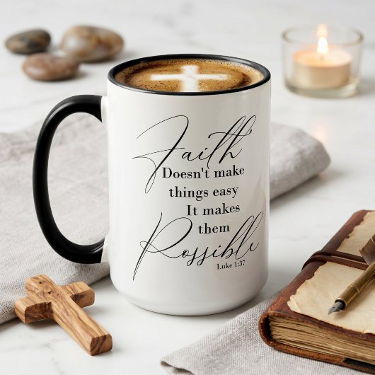 Mug La foi rend les choses possibles