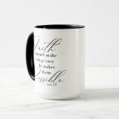 Mug La foi rend les choses possibles (Devant gauche)