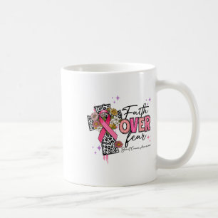 Mug La foi sur la peur Cancer du sein Sensibilisation 