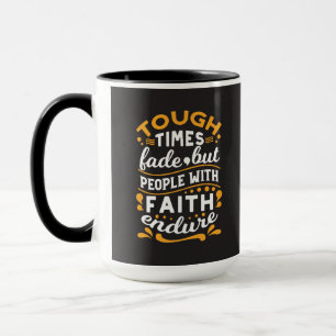 Mug La foi surmonte les luttes – Art religieux motivan