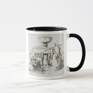 Mug La fontaine des lions, vignette des 'croquis