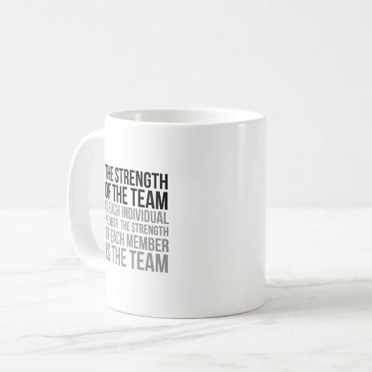 Mug La Force De L'Équipe (Devant gauche)