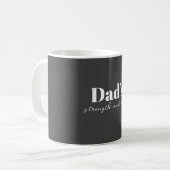 Mug La force et les câlins de papa - Cadeau de Fête de (Devant gauche)