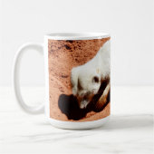 Mug La forêt de la nature : Blancs de Meerkat creuser (Gauche)
