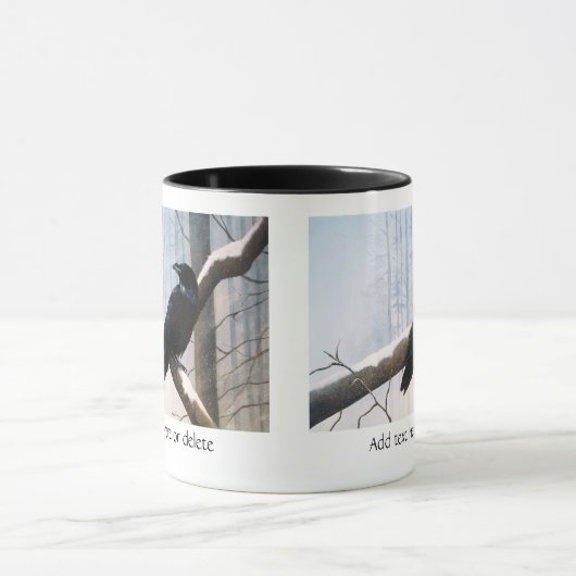 Mug La forêt de Raven d'hiver (Centre)