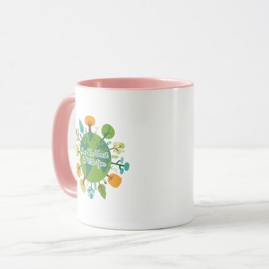 Mug La forêt soit avec vous conscience de (Devant gauche)