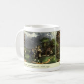 Mug La foudre et l'expérience de cerf-volant de Benjam (Devant gauche)