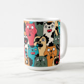 Mug La foule des chats (Devant droit)