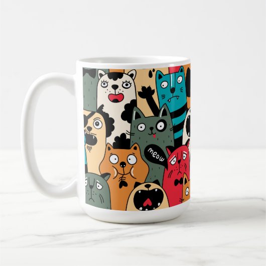 Mug La foule des chats (Gauche)
