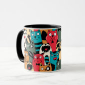 Mug La foule des chats (Devant gauche)