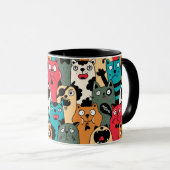 Mug La foule des chats (Devant droit)