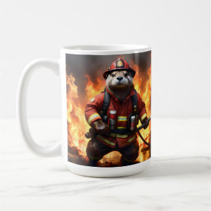 Mug **"La fourrure et les flammes : le feu de dos de l