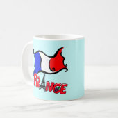 Mug La France avec des produits de drapeau (Devant gauche)