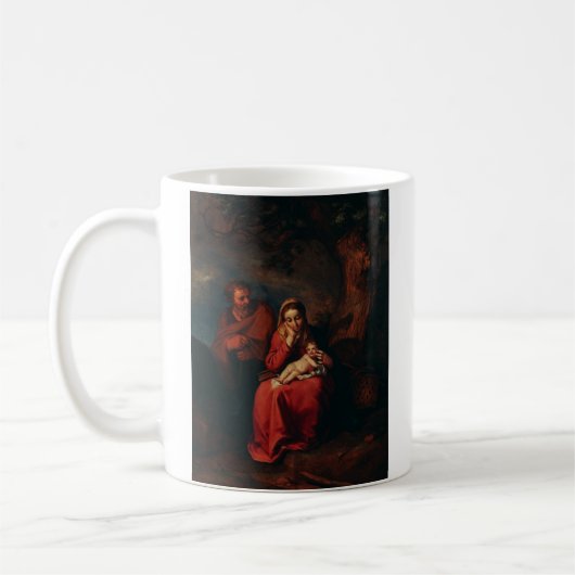 Mug La Fuite en Égypte par Abraham Bloemaert (Gauche)