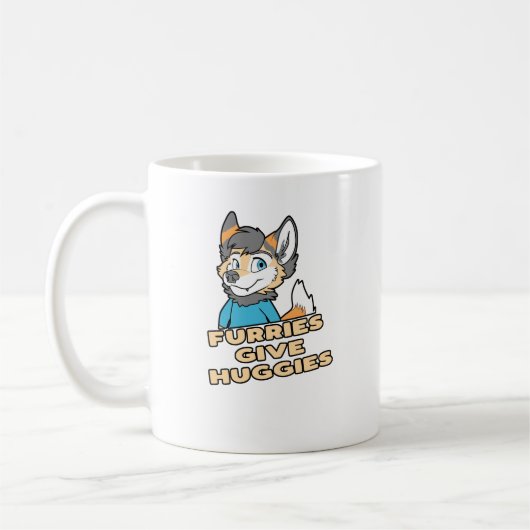 Mug La Fureur donne à Huggies un fandom futuriste amus (Gauche)