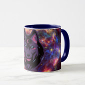 Mug La Galaxie de la nature, l'art graphique cosmique (Devant droit)