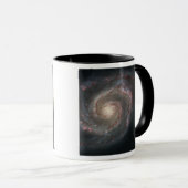 Mug La galaxie tourbillon (M51) et la galaxie d'accomp (Devant droit)
