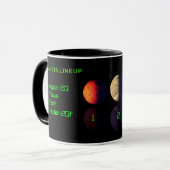 Mug La gamme PLANETS illustre un échantillon de muqueu (Devant gauche)
