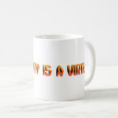 Mug La générosité est vertu EN (Devant droit)