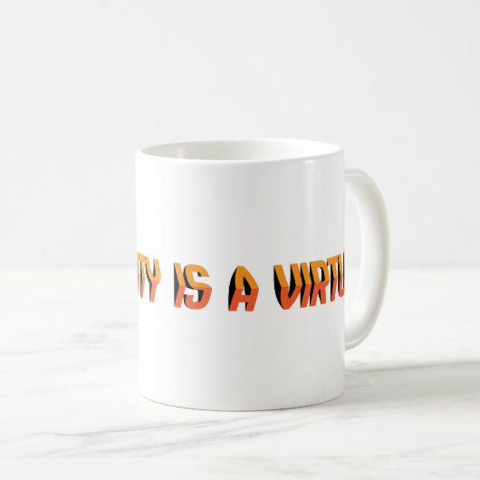 Mug La générosité est vertu EN (Devant droit)