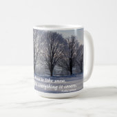 Mug La gentillesse est comme la neige - Citation de Ka (Devant droit)