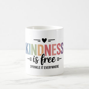 Mug La gentillesse est gratuite, répandez-la partout