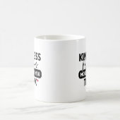 Mug La gentillesse moderne compte (Centre)
