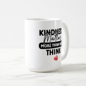 Mug La gentillesse moderne compte (Devant droit)