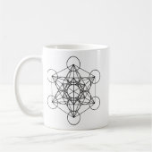 Mug La géométrie sacrée de cube en Metatron (Gauche)