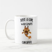 Mug La Girafe, Juste Une Fille Qui Aime Les Girafe (Gauche)