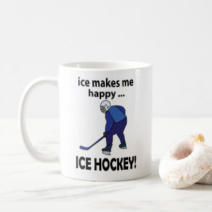 Mug La Glace De Hockey Sur Glace Me Rend Joyeux Hockey